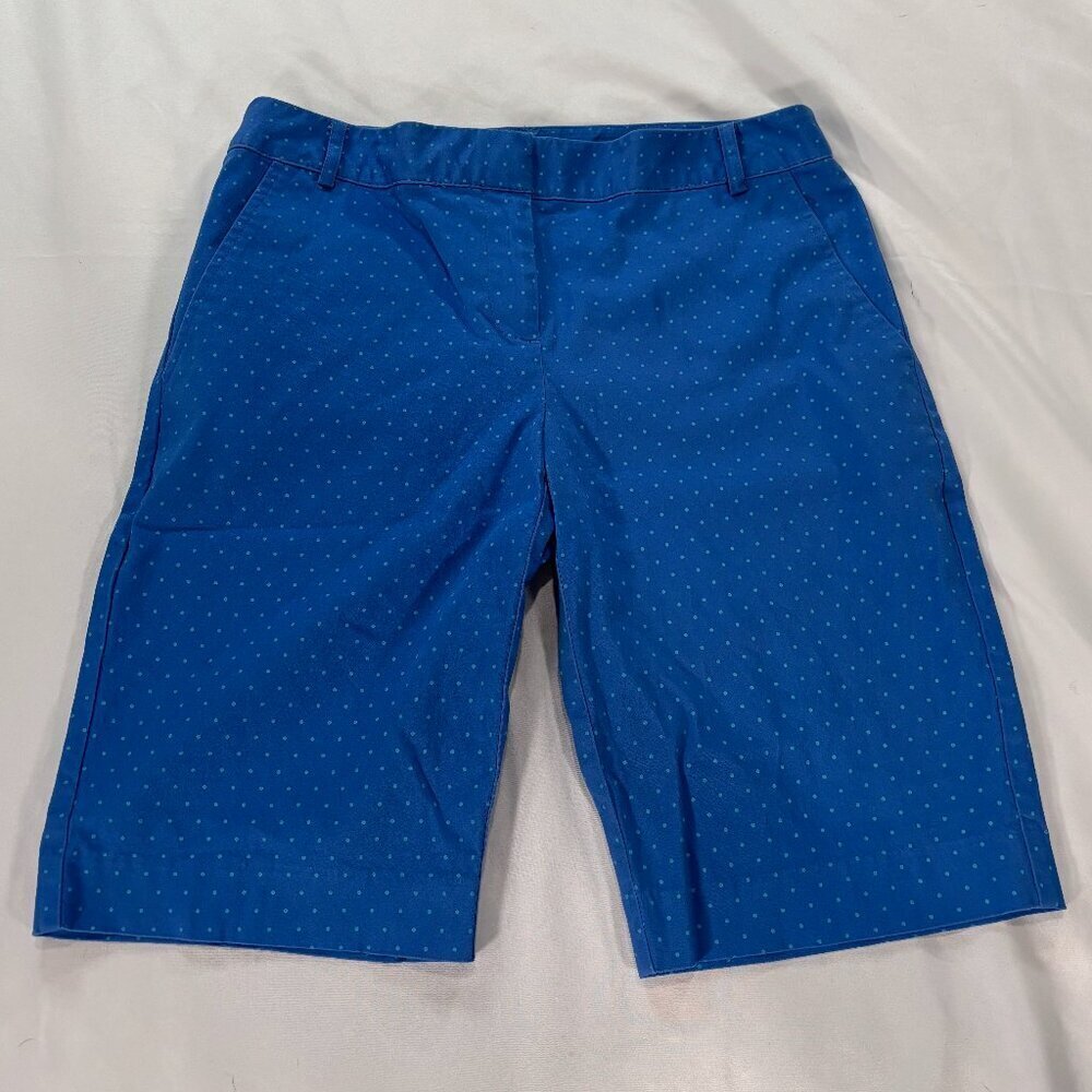 Izod Women’s Golf Shorts Navy Blue soft lightweight Polyester size 2       Lot A
